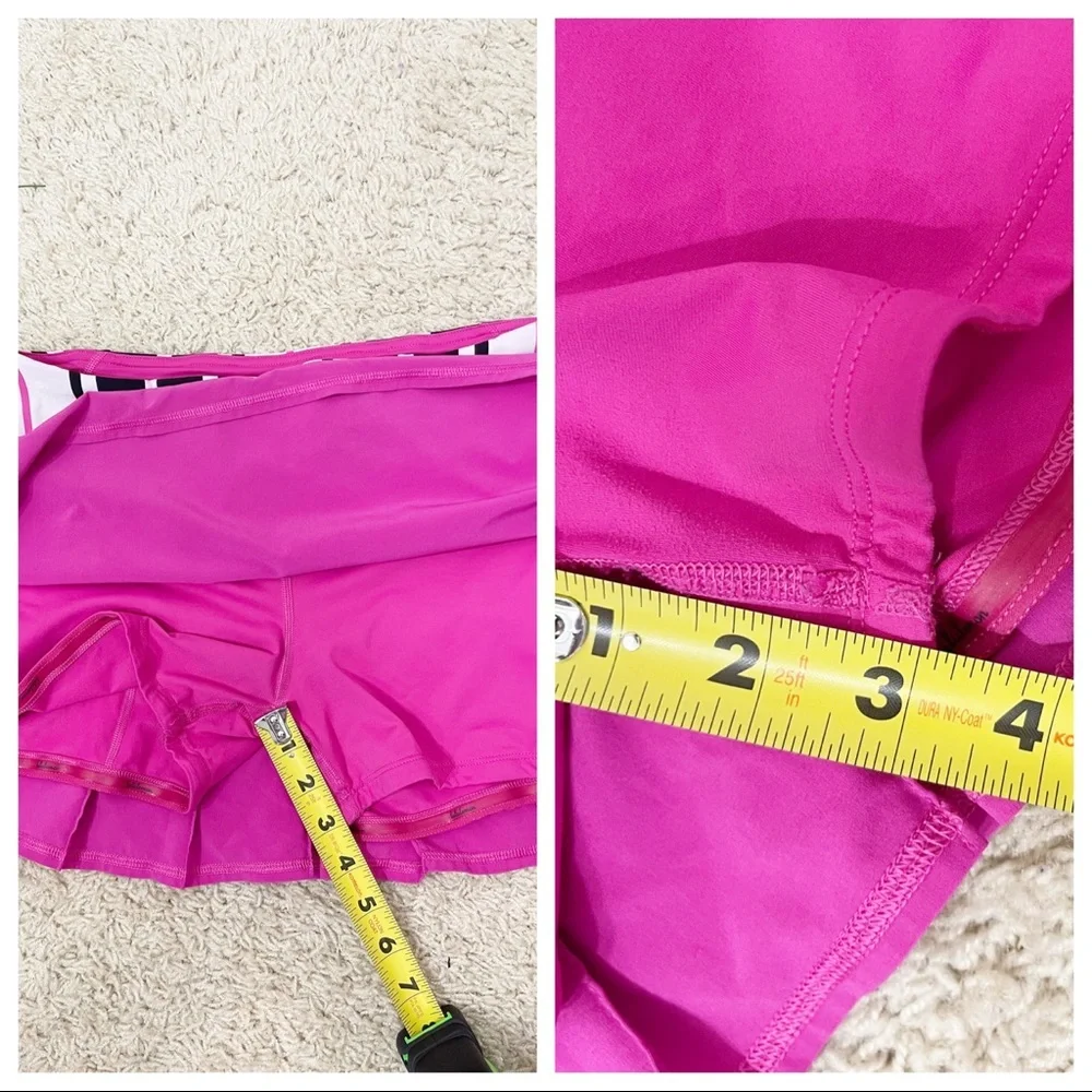 Lululemon Run Pace Setter Skirt Paris Perfection Traverse Stripe